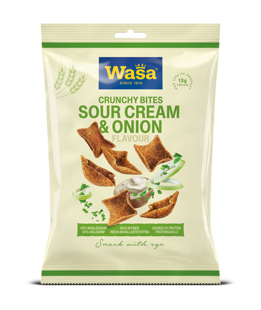Wasa Crunchy Bites Sour Cream & Onion Flavour