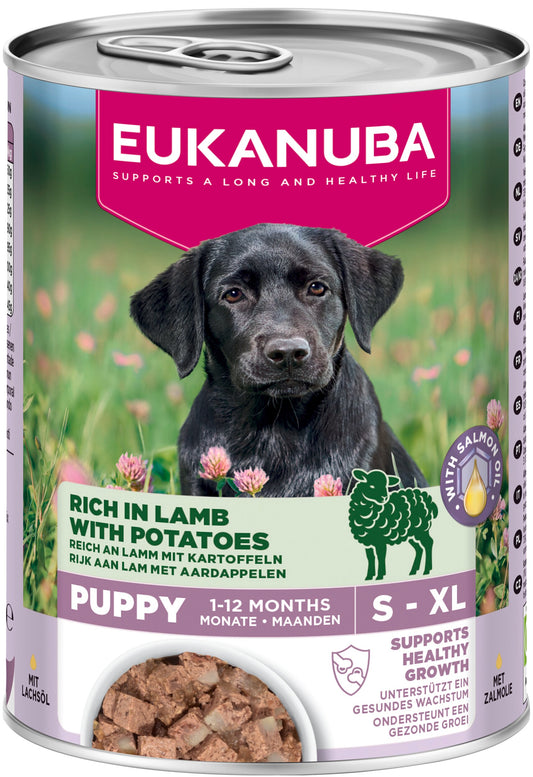 Eukanuba Hundefutter Nass Welpe Lamm & Kartoffel, 400g